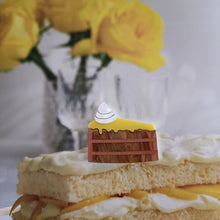 Load image into Gallery viewer, Piece of Cake Brooch Yellow