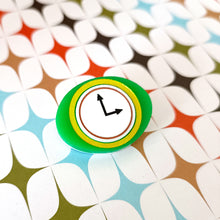 Load image into Gallery viewer, Clock Brooch CLEARANCE