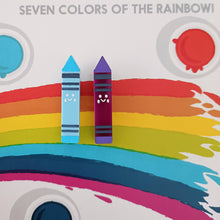 Load image into Gallery viewer, Mini Brooch Crayon Purple