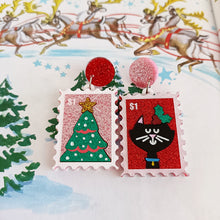 Load image into Gallery viewer, Christmas Stamps Dangles