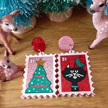 Load image into Gallery viewer, Christmas Stamps Dangles