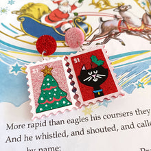 Load image into Gallery viewer, Christmas Stamps Dangles