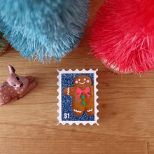 Load image into Gallery viewer, Christmas Stamp Brooches