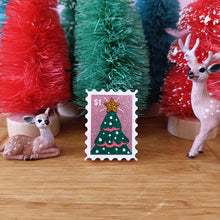 Load image into Gallery viewer, Christmas Stamp Brooches