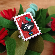 Load image into Gallery viewer, Christmas Stamp Brooches