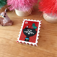Load image into Gallery viewer, Christmas Stamp Brooches