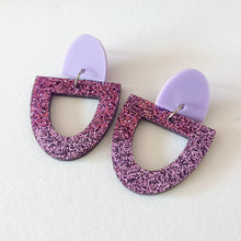 Load image into Gallery viewer, Arch Dangles Purple CLEARANCE