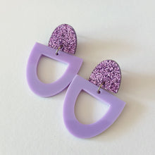 Load image into Gallery viewer, Arch Dangles Purple CLEARANCE