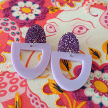 Load image into Gallery viewer, Arch Dangles Purple CLEARANCE