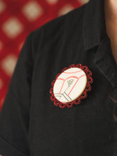 Load image into Gallery viewer, 'A Racy Lady' Brooch CLEARANCE