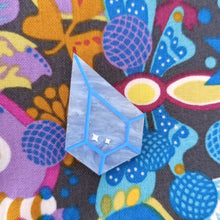 Load image into Gallery viewer, Mini Brooch Crystal Blue