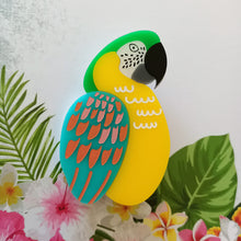 Load image into Gallery viewer, Polly the Parrot Brooch CLEARANCE