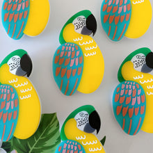 Load image into Gallery viewer, Polly the Parrot Brooch CLEARANCE