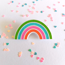 Load image into Gallery viewer, Mini Brooch Rainbow Bright
