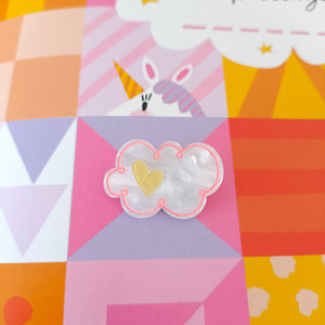 Mini Brooch Cloud