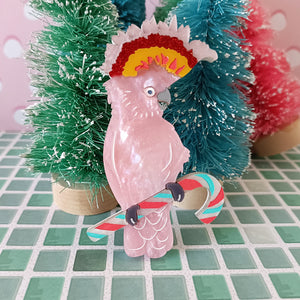 Candy The Cockatoo Brooch