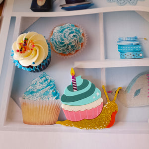 Birthday Silvia Brooch