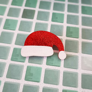 Mini Brooch Santa Hat