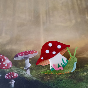Silvia's Garden Adventures Brooch