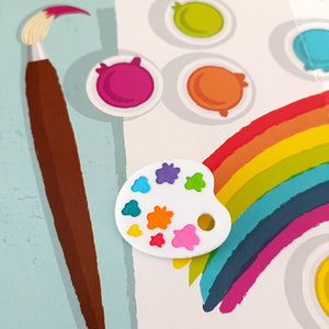 Mini Brooch Paint Pallette