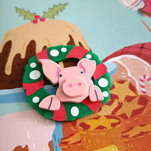 Load image into Gallery viewer, Happy Pigmas Brooch
