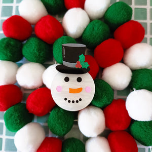 Frosty the Snowman Brooch
