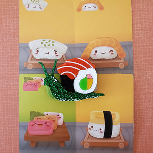 Sushi Silvia Brooch