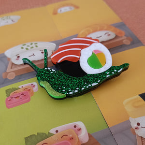 Sushi Silvia Brooch