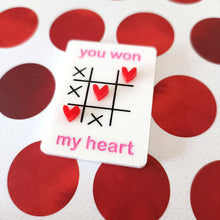 Load image into Gallery viewer, Hearts &amp; Crosses Brooch
