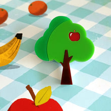 Load image into Gallery viewer, Apple Tree Brooch
