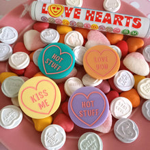 Load image into Gallery viewer, Mini Brooch Candy Heart Orange
