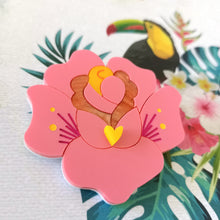 Load image into Gallery viewer, Tropical Bloom Brooch
