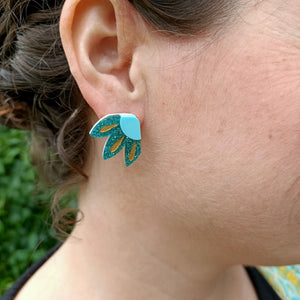 Half Flower Studs