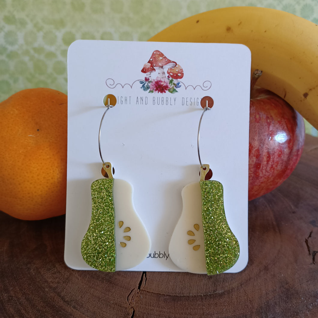Pair of Pears Dangles CLEARANCE