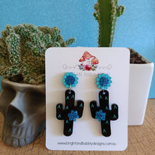 Load image into Gallery viewer, Cactus Dangles Pink CLEARANCE
