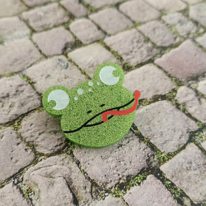 Mini Brooch Frog