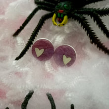 Load image into Gallery viewer, Circle Heart Studs CLEARANCE
