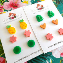 Load image into Gallery viewer, Tropical Jungle Stud Sets
