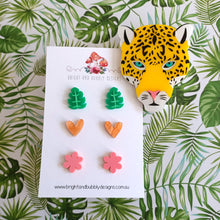 Load image into Gallery viewer, Tropical Jungle Stud Sets
